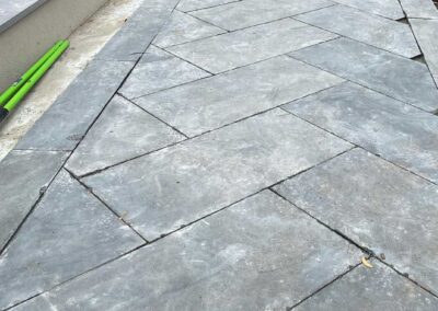 HSC Constructions Outdoor living landscape gardening pattern rectangular concrete pavers